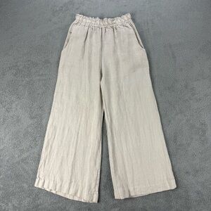 Pure Venice 100% Linen Wide Leg Pants